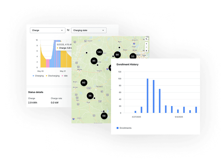 Texture Device Cloud API interface showing clean, developer-friendly code snippets and documentation