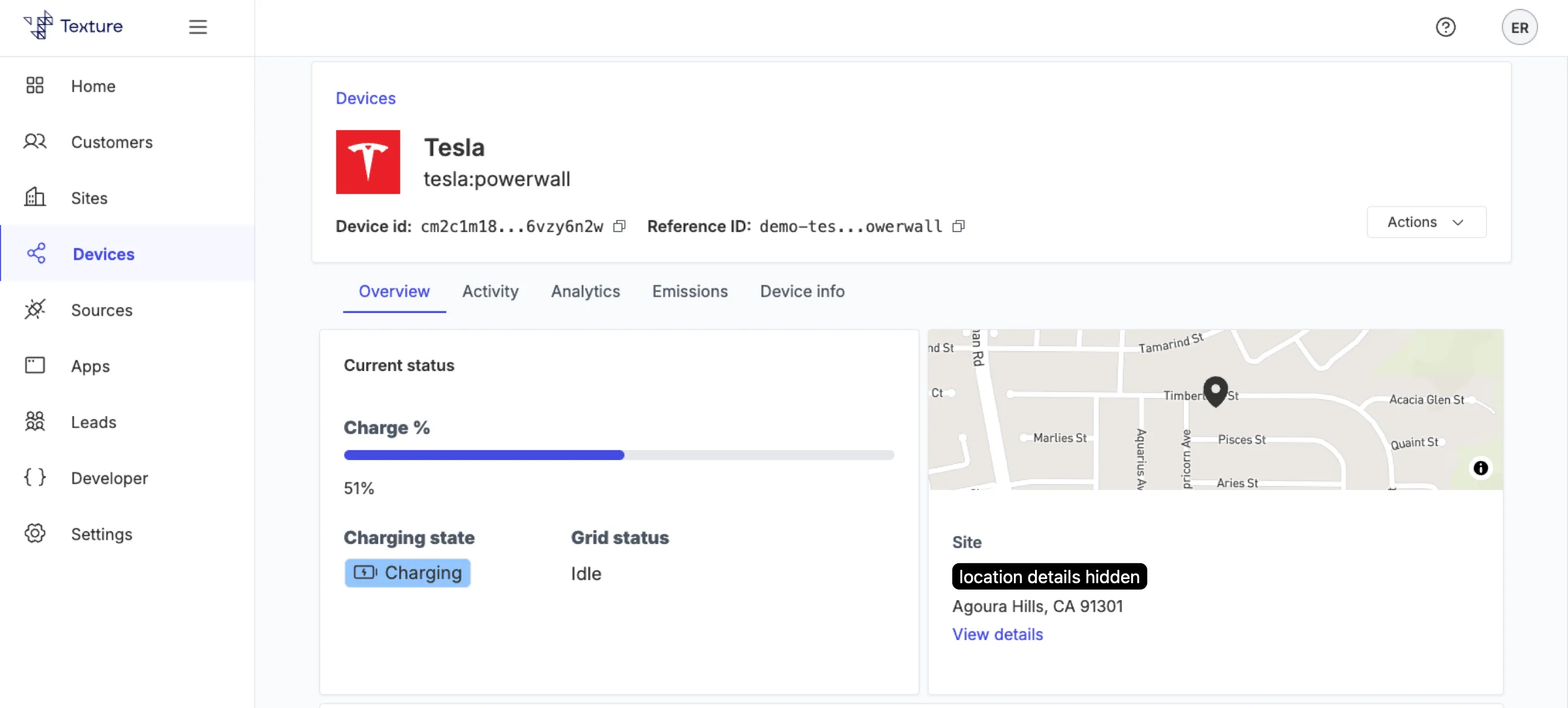 Breaking Down Texture’s Device Detail Page — Batteries